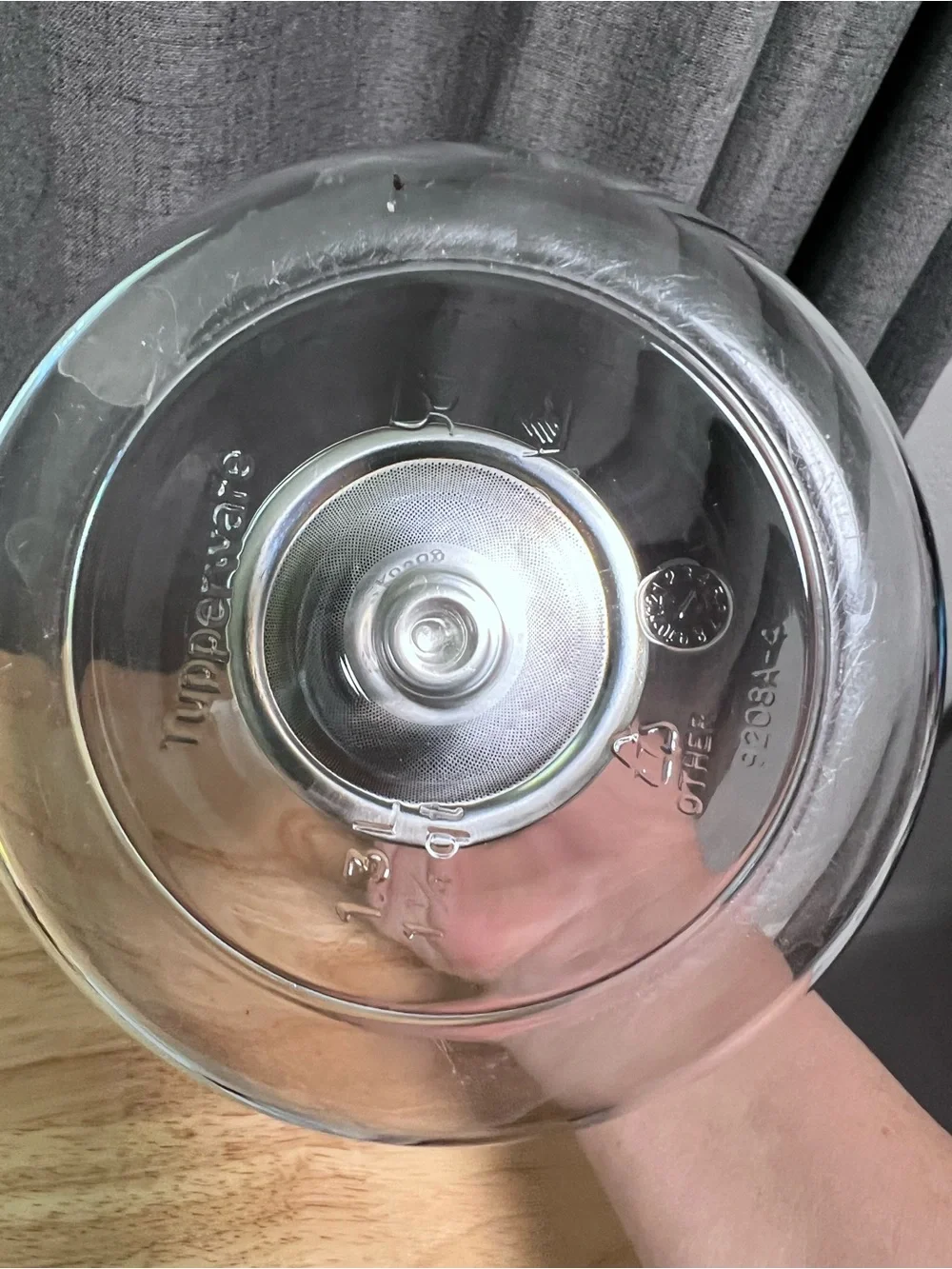 Tupperware Cold Brew Infuser Carafe with Geometric Stainless Steel Filter